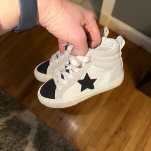 Vintage Havana Black Star Kids Sneakers